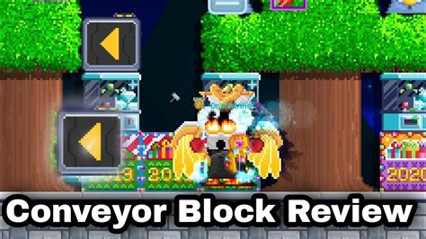 conveyor block growtopia|CONVEYOR BLOCK Review .